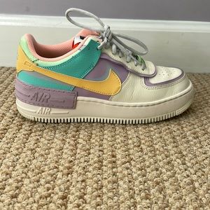 Nike Air Force 1 color block sneakers